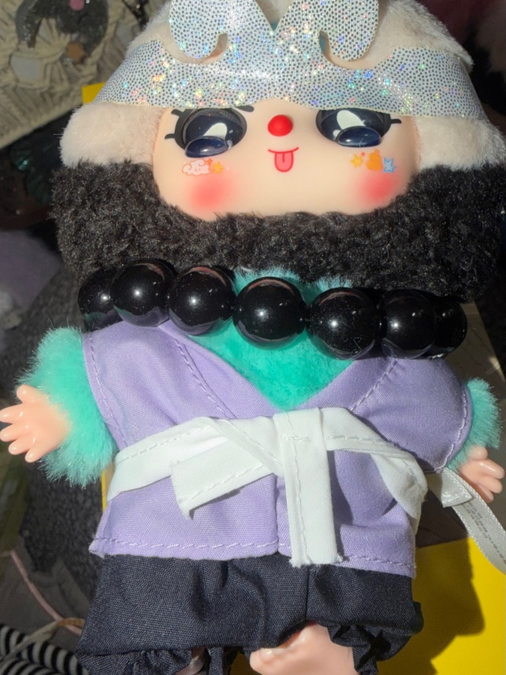 Baby Three Havoc in Heaven" plush doll,  "tear eyes